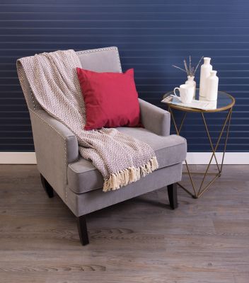 Image showing  Cotton Handloom Chevron Throw Blanket, 50 in. x 60 in.