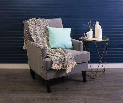 Image showing 5 th DII Cotton Handloom Chevron Throw Blanket, 50 in. x 60 in.