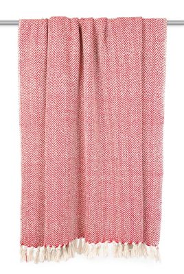 Image showing 7 th DII Cotton Handloom Chevron Throw Blanket, 50 in. x 60 in.