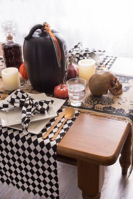Image showing 7 th DII Harlequin Print Table Runner, 14 in. x 108 in.