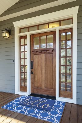 Image showing  Hello Natural Fiber Door Mat