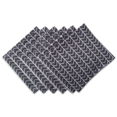 Zingz & Thingz Herringbone Napkins, 6 pc.