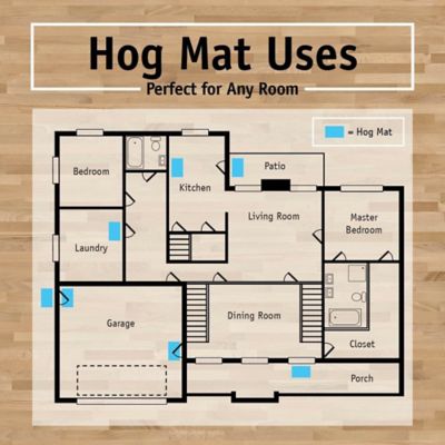Image showing  Chevron Hog Doormat