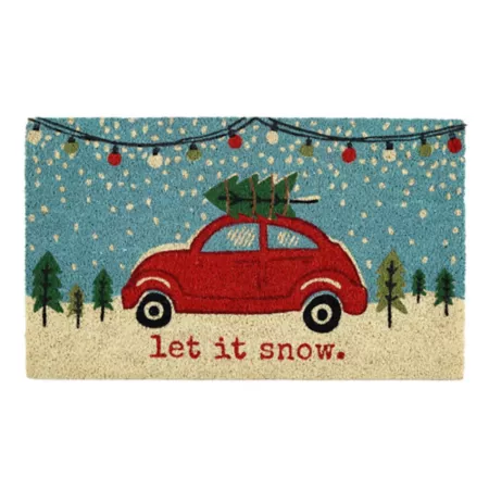 Zingz & Thingz Christmas Car Doormat Christmas Door Mats