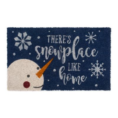 Zingz & Thingz Snowplace Like Home Doormat
