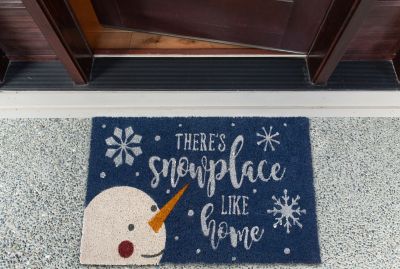 Image showing  Snow Place Like Home Natural Fiber Doormat