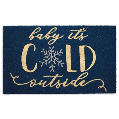 Zingz & Thingz Baby It's Cold Doormat