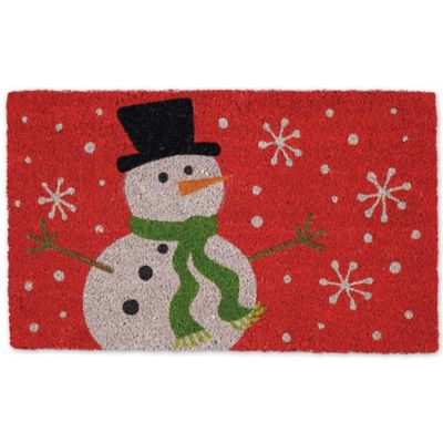 Zingz & Thingz Snowman Doormat, 18 in. x 30 in., 1/2 in. Thick