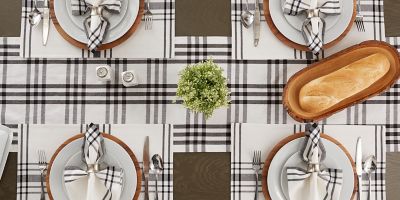 Image showing  Homestead Plaid Table Runner