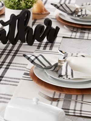 Image showing  Home Sweet Farmhouse Kitchen Textiles Cloth Napkins, 6 pc.