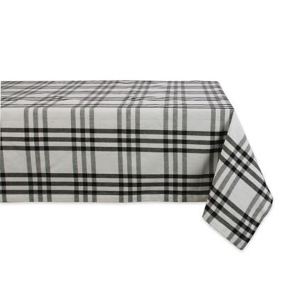 DII Homestead Plaid Cotton Tablecloth