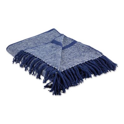 Zingz & Thingz Cotton Stripe Homespun Throw Blanket Nice little throw blanket