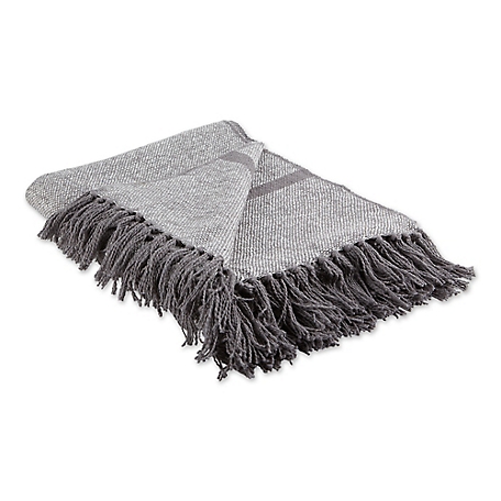 Zingz & Thingz Cotton Stripe Homespun Throw Blanket