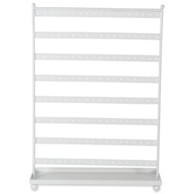 Image showing  Earring Stand with Tray, Holds Up to 72 Pairs of Earrings