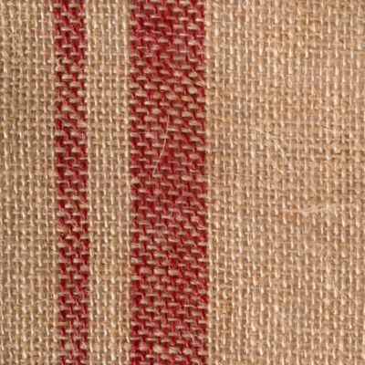 Image showing  Double Border Burlap Table Runner, 14 in. x 108 in., Compatible with Tables that Seat 8-10 People