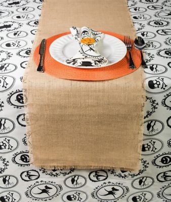 Image showing 5 th DII Jute Table Runner, 15 in. x 74 in.