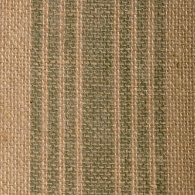 Image showing  Middle Striped Burlap Table Runner, 14 in. x 72 in., Compatible with Tables that Seat 4-6 People
