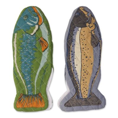 Zingz Home Fish Oven Mitts, 2 pc.