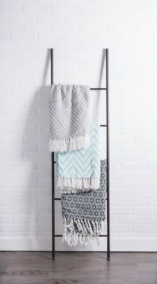 Image showing  Cotton Chevron Throw Blanket, 50 in. x 60 in.