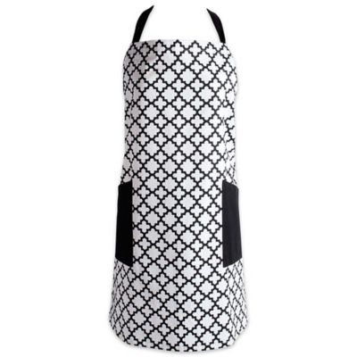 DII Lattice Print 2-Pocket Apron, 29 in. x 37.5 in.