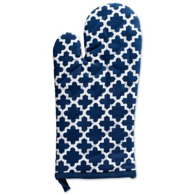 Image showing  Lattice Oven Mitt and Pot Holder Set