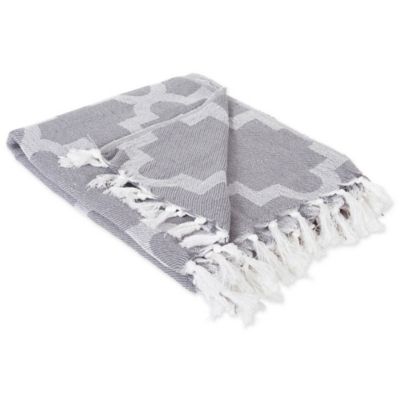 Zingz & Thingz Cotton Lattice Throw Blanket, 50 in. x 60 in.