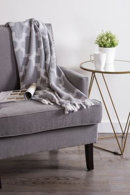 Image showing  Cotton Lattice Throw Blanket, 50 in. x 60 in.