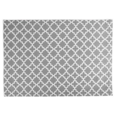 Image showing  Gray Lattice Place Mats, 13 in. x 19 in., 6 pc.