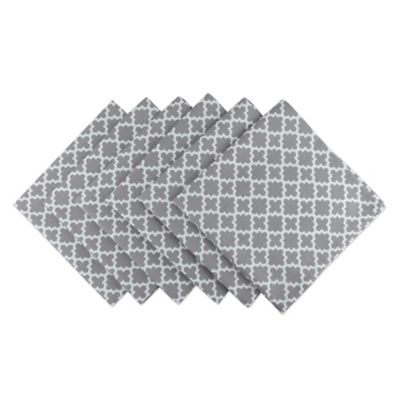 Image showing  Gray Lattice Napkins, 20 in. x 20 in., 6 pc.