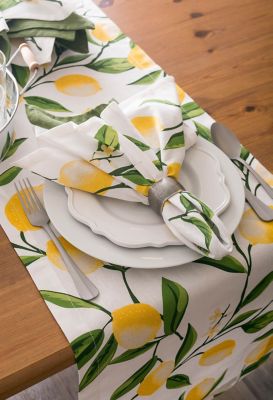 Image showing  Lemon Bliss Print Table Runner