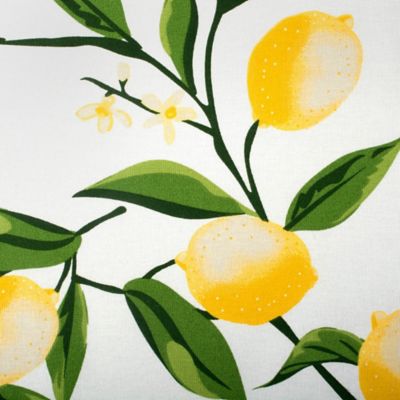 Image showing 5 th DII Lemon Bliss Print Square Tablecloth