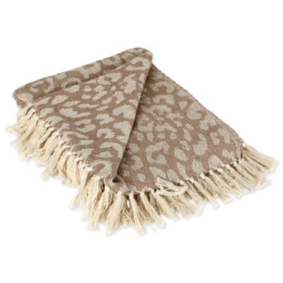 Zingz & Thingz Cotton Leopard Throw Blanket