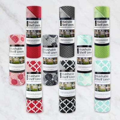 Image showing  Dahlia Fridge Shelf Liner pk., 12 in. x 10 ft., 2 pc.