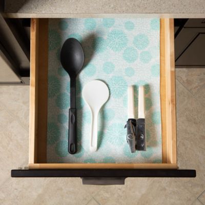 Image showing  Dahlia Fridge Shelf Liner pk., 12 in. x 10 ft., 2 pc.