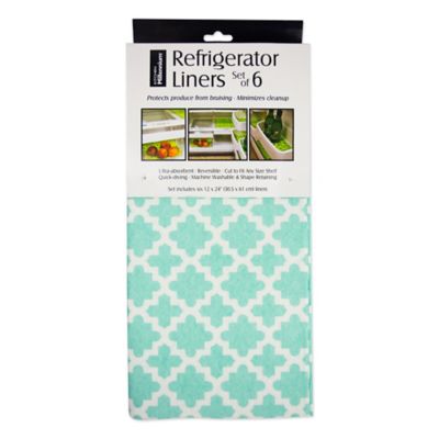 Zingz & Thingz Lattice Fridge Liner Pack, 12 in. x 24 in.