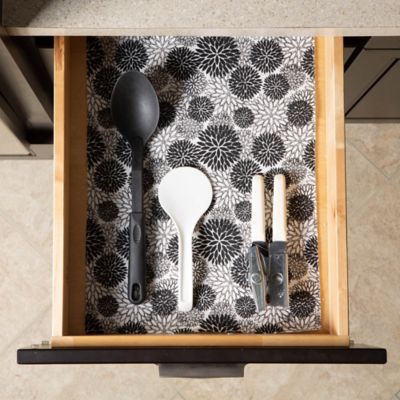 Image showing  Dahlia Fridge Shelf Liner pk., 12 in. x 10 ft., 2 pc.