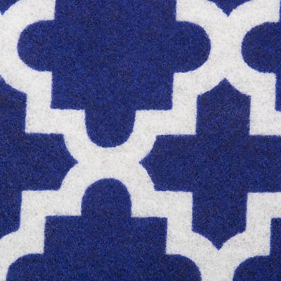 Image showing  Navy Blue Lattice Fridge Liners, 12 in. x 24 in., 6 pc.