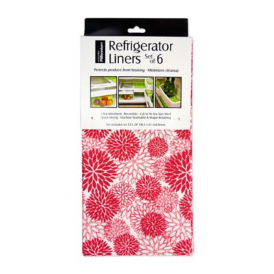 DII Dahlia Fridge Liner Pack, 12 in. x 24 in., 6 pc.