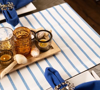 Image showing 5 th DII Lobster Stripe Table Runner