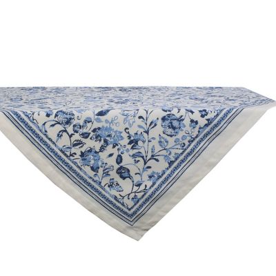 DII Madiera Printed Decorative Tablecloth Topper