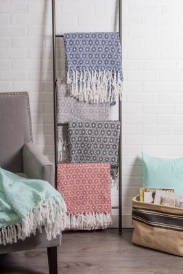 Image showing  Cotton Malachite Throw Blanket, 50 in. x 60 in.