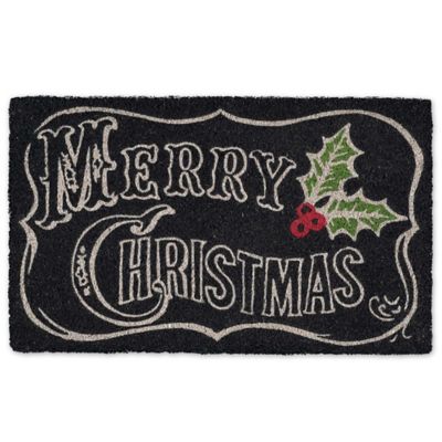 Zingz & Thingz Merry Christmas Chalkboard Doormat