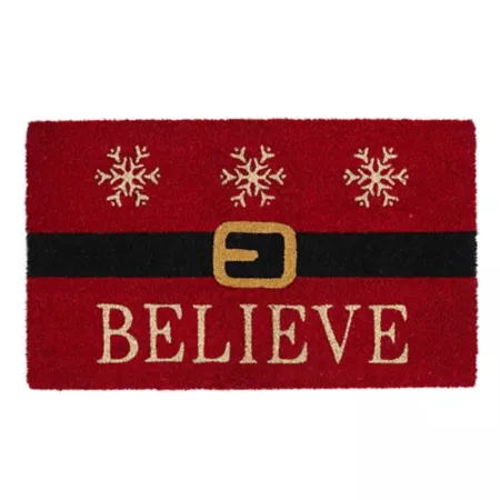 Zingz & Thingz Believe Santa Doormat Christmas Door Mats