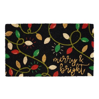 Zingz & Thingz Merry and Bright Lights Doormat