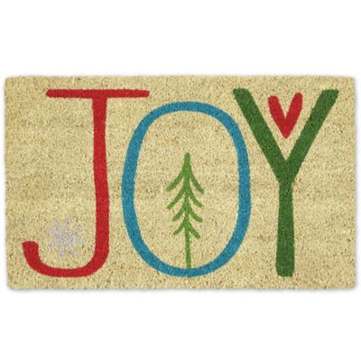 Zingz & Thingz Joy Doormat, 18 in. x 30 in., 1/2 in. Thick