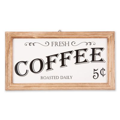 Zingz & Thingz Farmhouse Coffee Sign, 14 in. x 7.5 in. x 7 in.