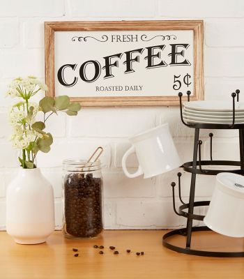 Image showing  Farmhouse Coffee Sign, 14 in. x 7.5 in. x 7 in.