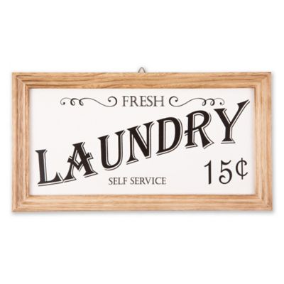 Zingz & Thingz Farmhouse Laundry Sign, 14 in. x 7.5 in. x 7 in.