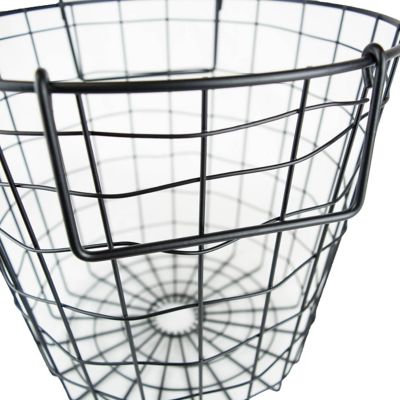 Image showing  Round Metal Basket, 12 in. x 12 in. x 10 in.