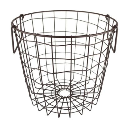 Zingz & Thingz Round Metal Basket, 12 in. x 12 in. x 10 in.